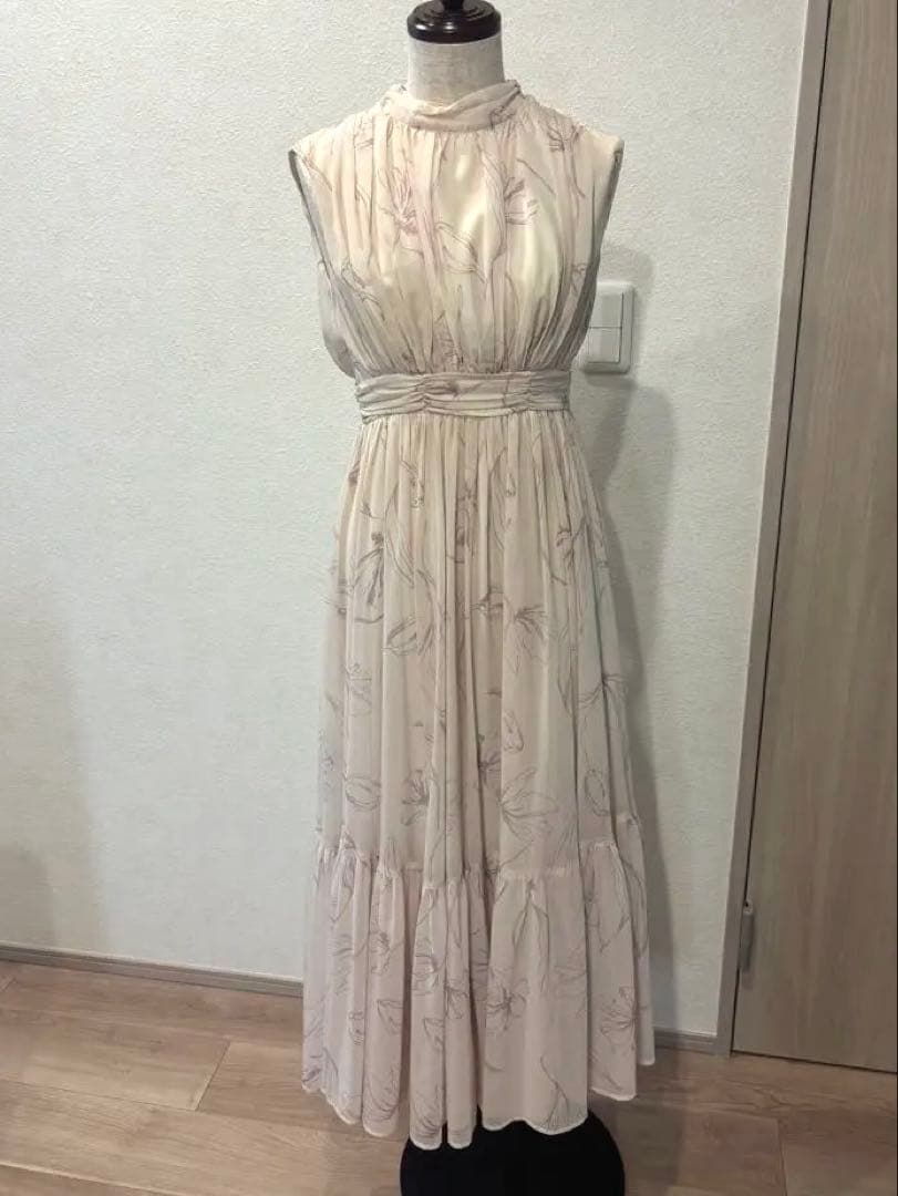 ワンピース Tulip Chiffon Long Dress/Her lip to/S