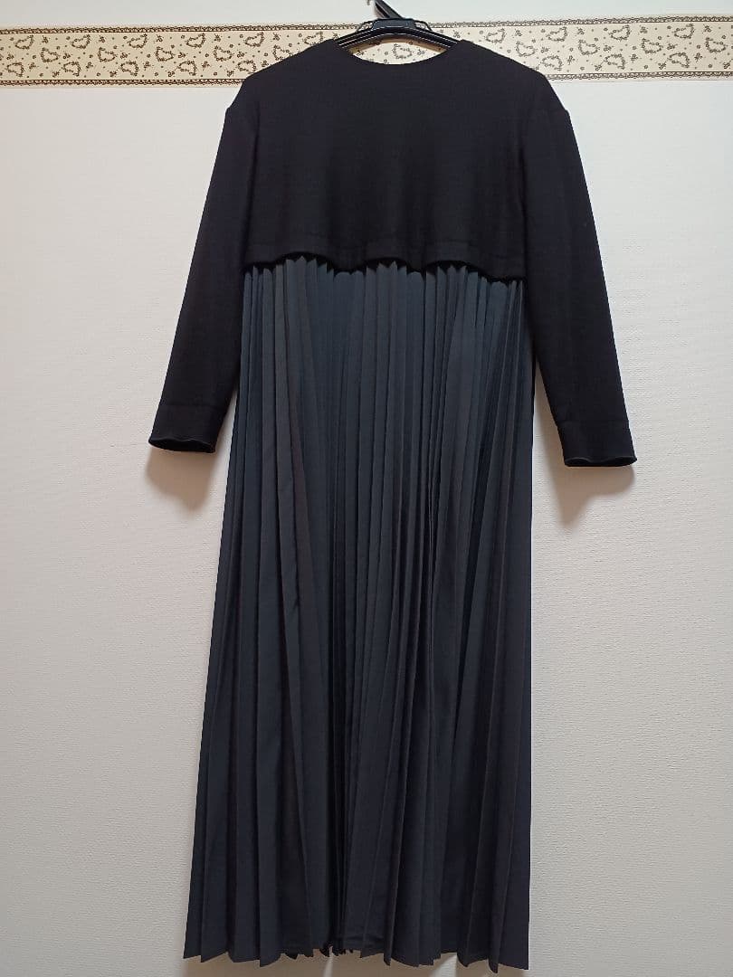 【新品未使用】ballsey ミルドジャージーコンビ クルーネックワンピース