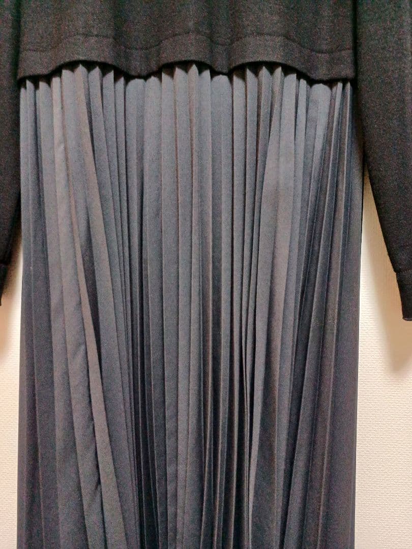 【新品未使用】ballsey ミルドジャージーコンビ クルーネックワンピース