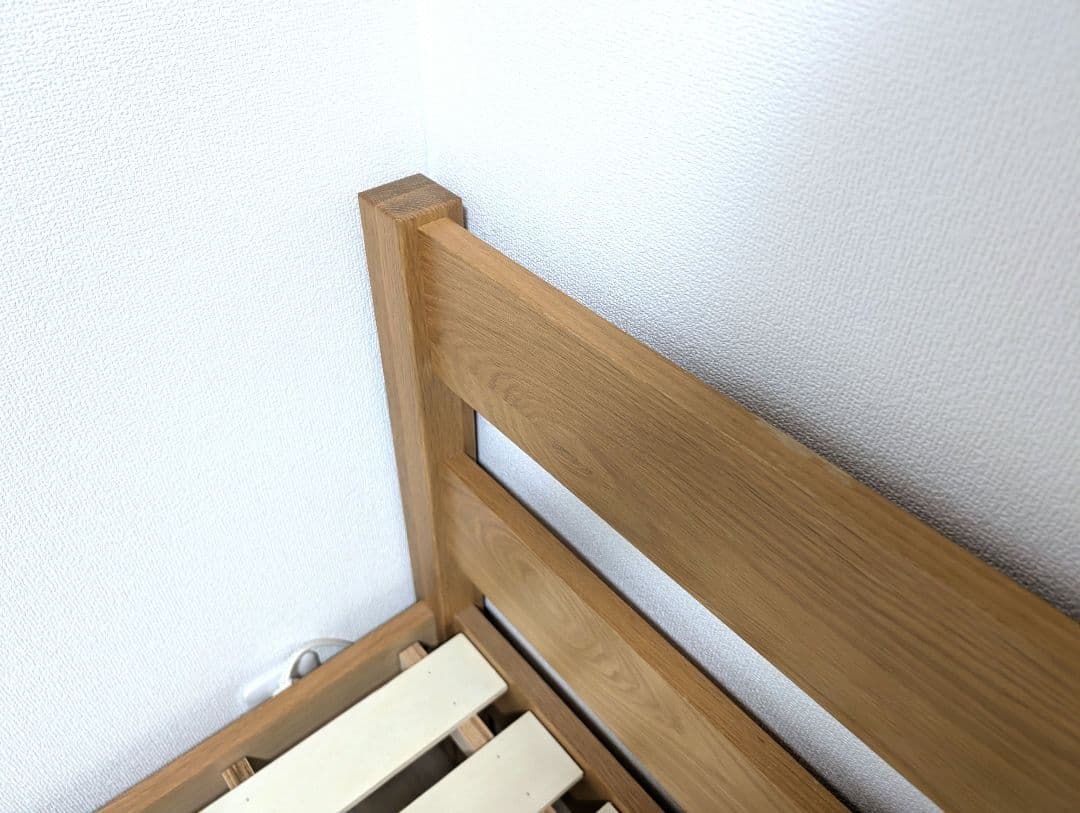 無印良品 シングルベッド (オーク材)