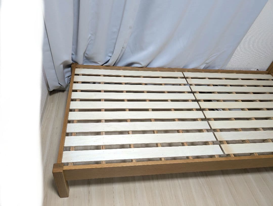 無印良品 シングルベッド (オーク材)