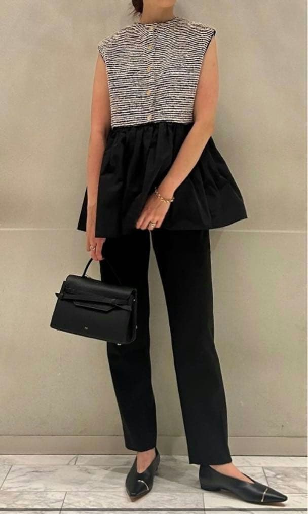 24AW ブリアンボーダーファンシー フロンタブルプルオーバー