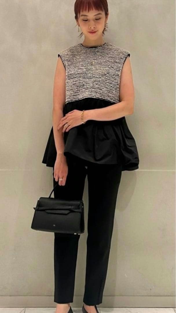 24AW ブリアンボーダーファンシー フロンタブルプルオーバー