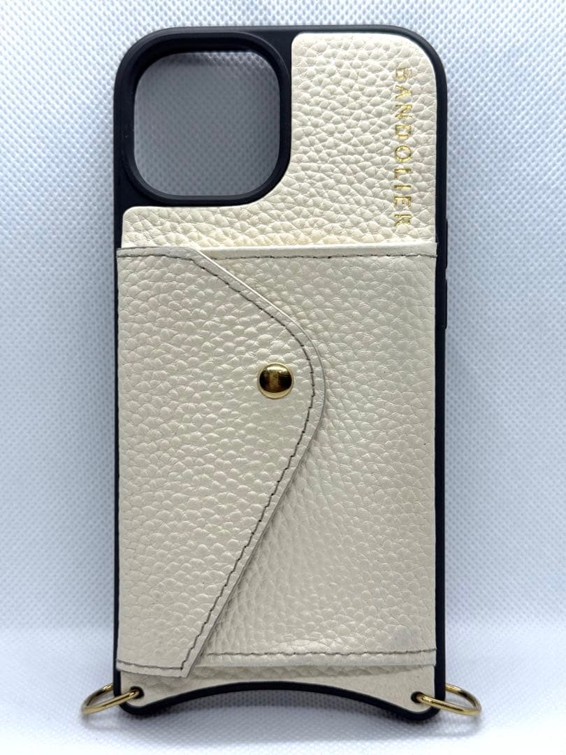 BANDOLIER バンドリヤー iphone15 ケース クリーム