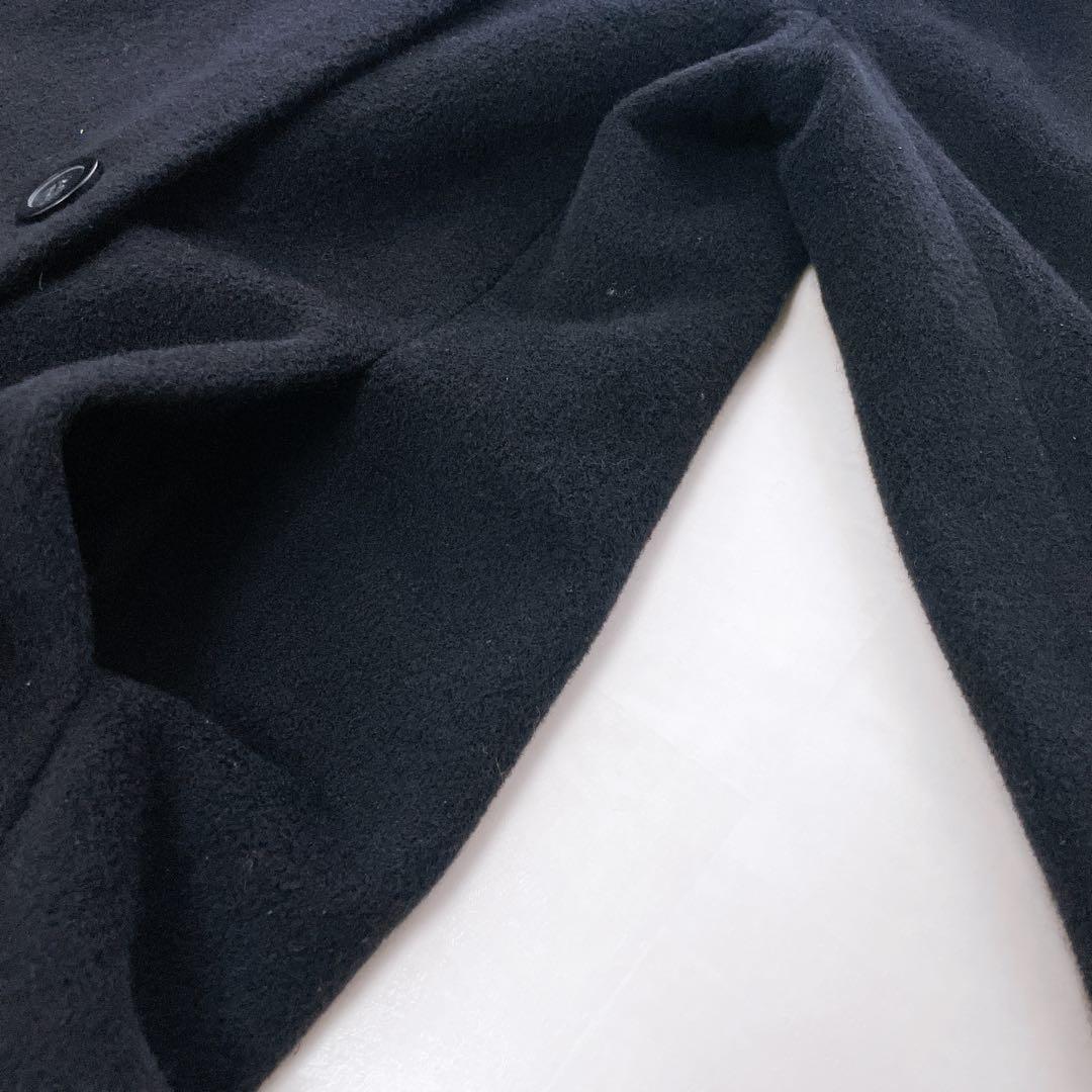 美品✨マックスマーラ 白タグ ダブルブレスト チェスターコート カシミヤ混 38