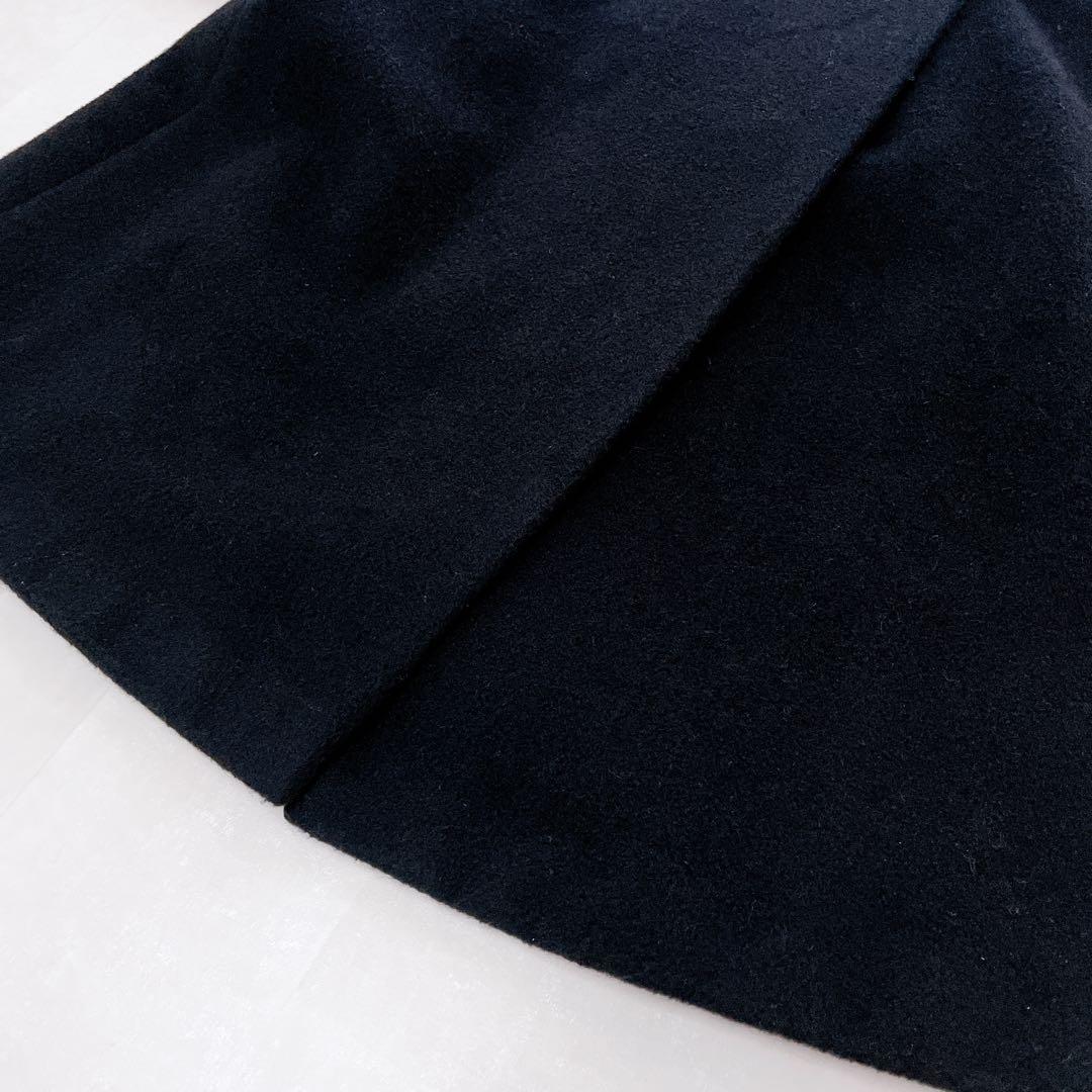 美品✨マックスマーラ 白タグ ダブルブレスト チェスターコート カシミヤ混 38