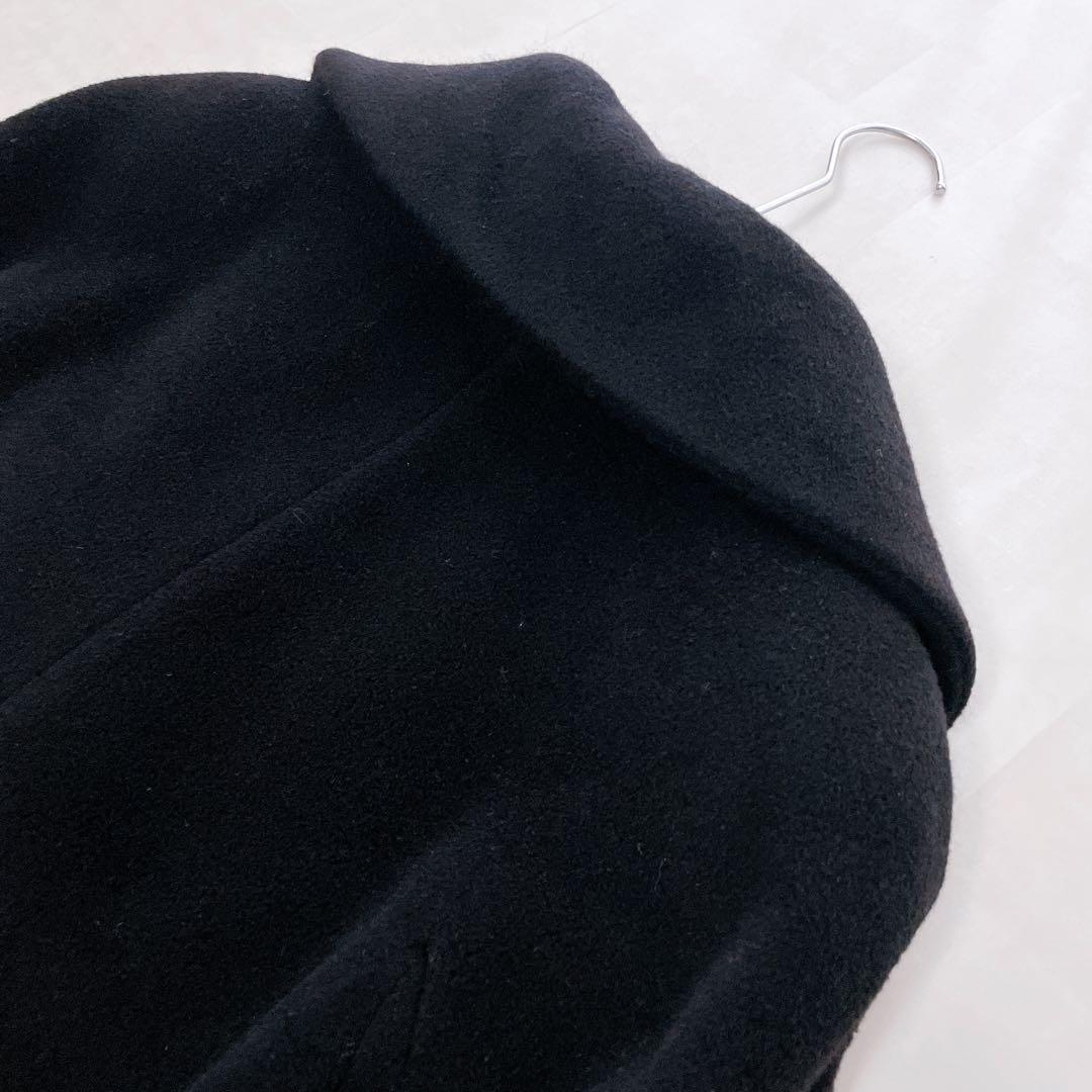 美品✨マックスマーラ 白タグ ダブルブレスト チェスターコート カシミヤ混 38