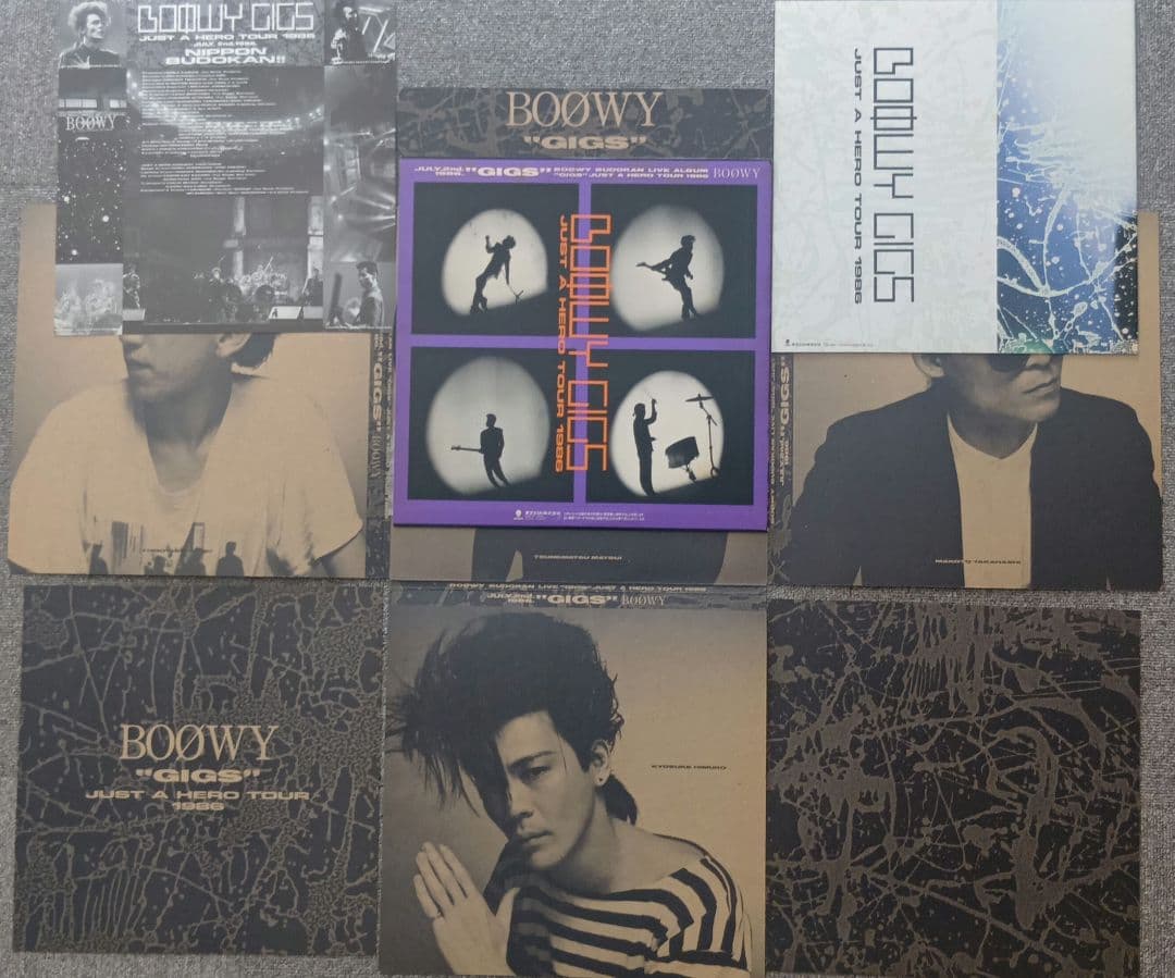 【見本品】　BOØWY GIGS JUST A HERO TOUR レコード