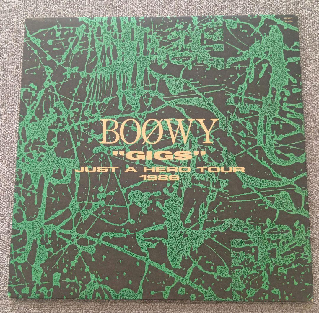 【見本品】　BOØWY GIGS JUST A HERO TOUR レコード