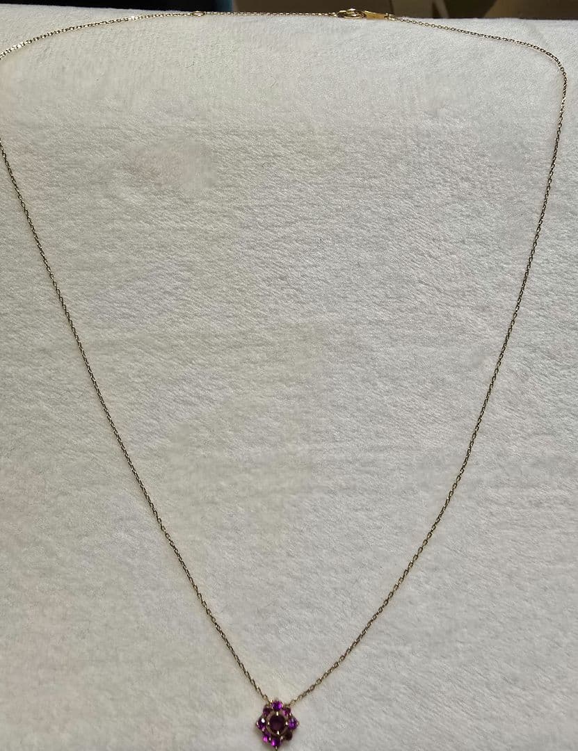 cullent ルビー k18 ネックレス ペンダント