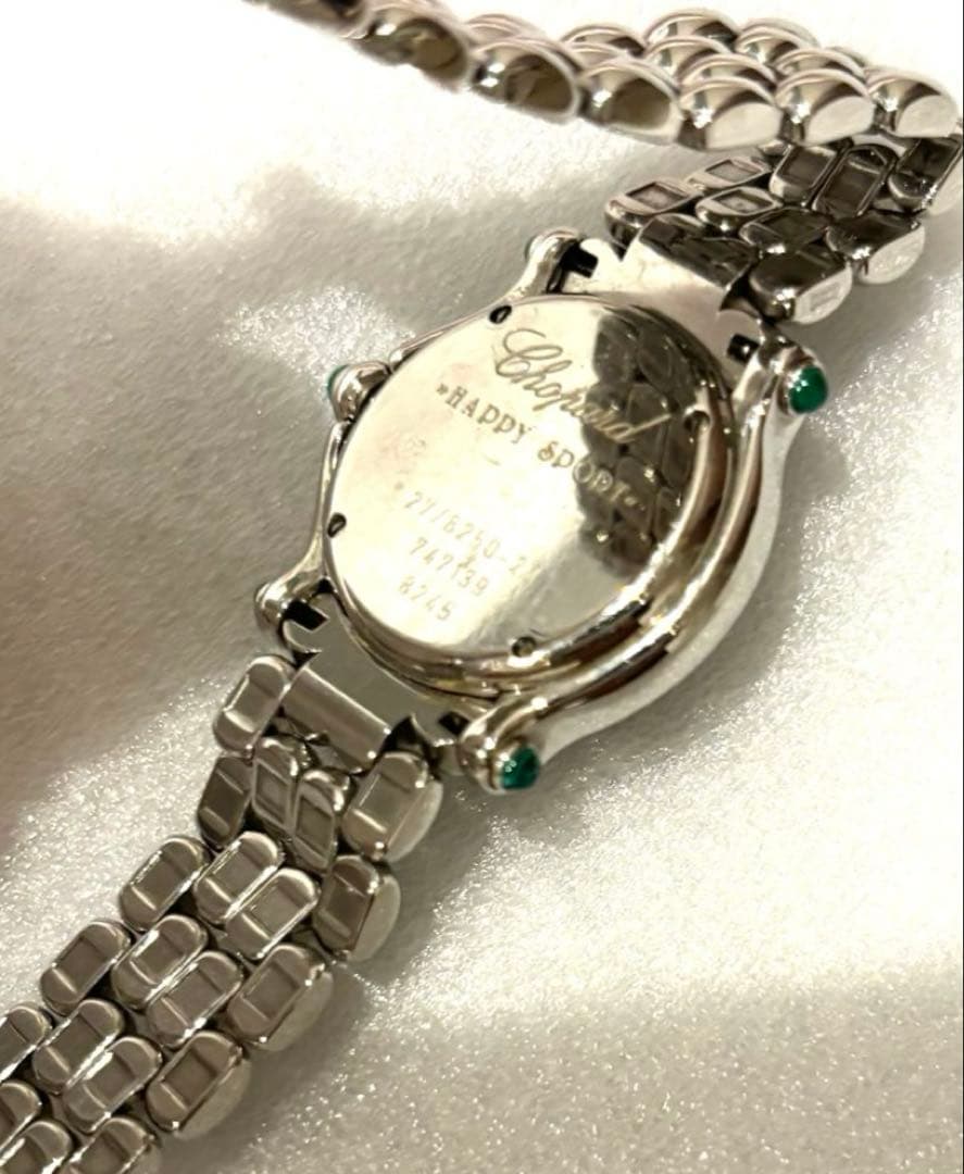 ム*ン様 ♥ショパールChopard ハッピースポーツ5P 文字盤色ブルーシェル