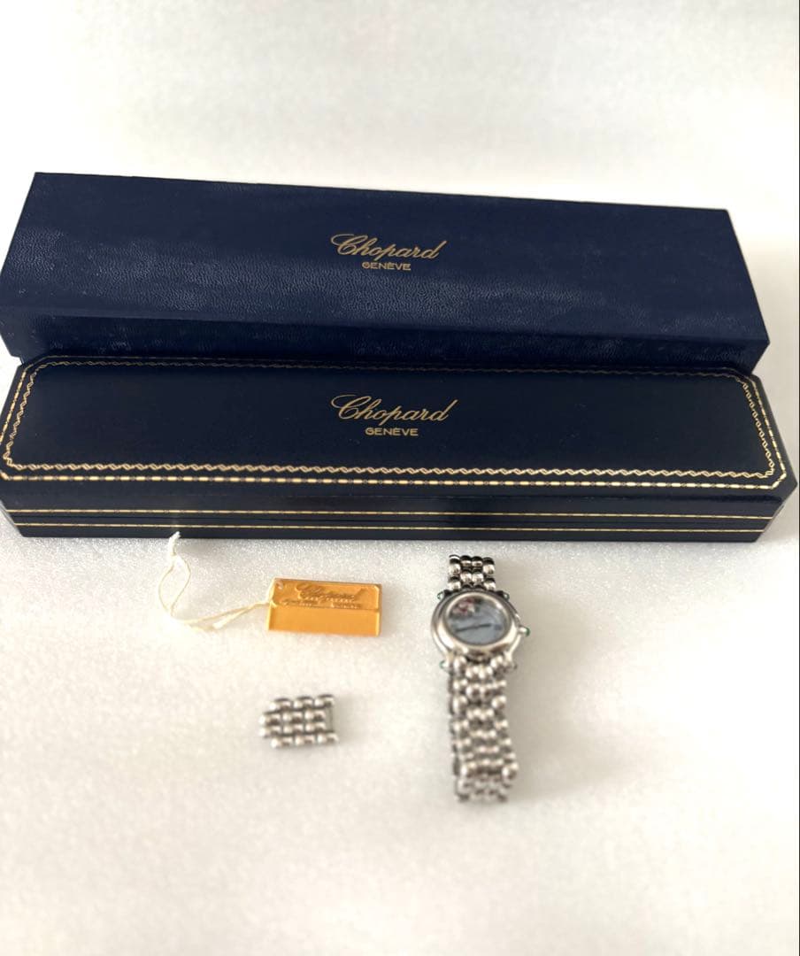ム*ン様 ♥ショパールChopard ハッピースポーツ5P 文字盤色ブルーシェル
