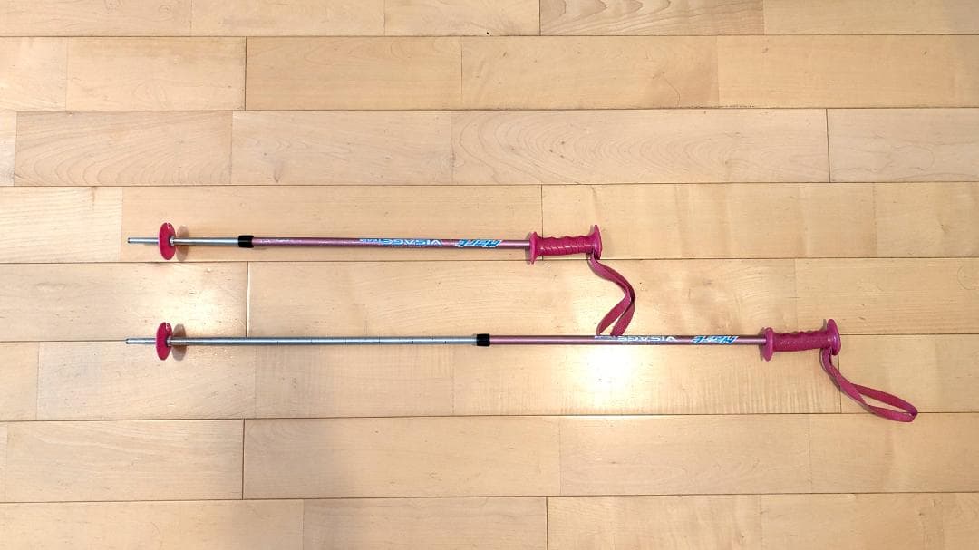 スキー板 Hart Innocence 140cm　伸縮ストック セット