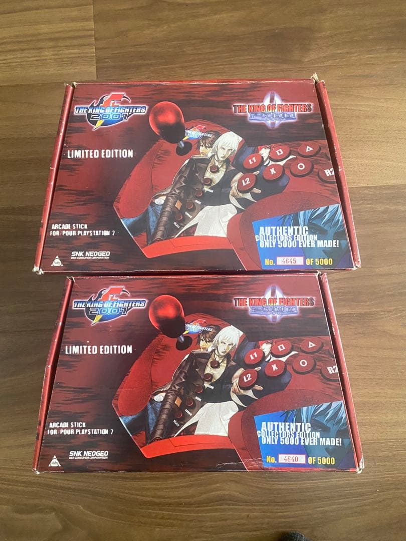 SNK KOF 2001/200 Arcade stick 2個Nuby PS2