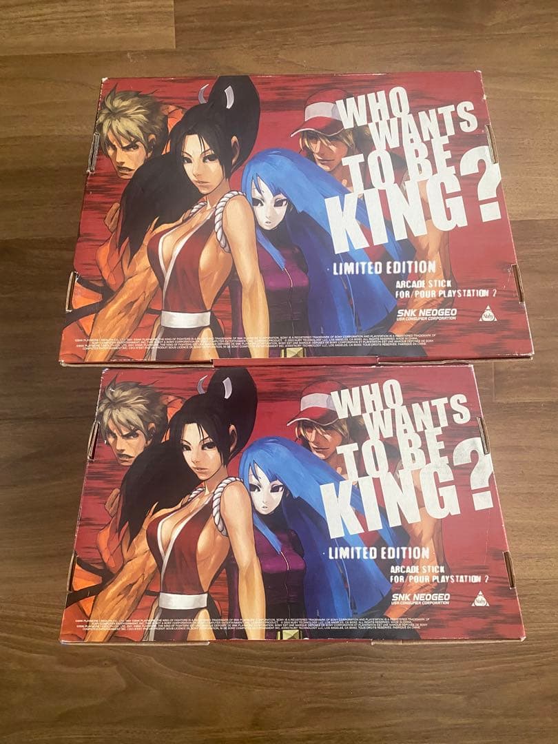 SNK KOF 2001/200 Arcade stick 2個Nuby PS2