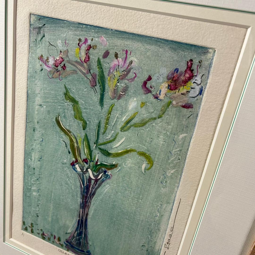 美品 ジョアン・アイザック「caenival～」銅版画 直筆サイン入り 限定1点