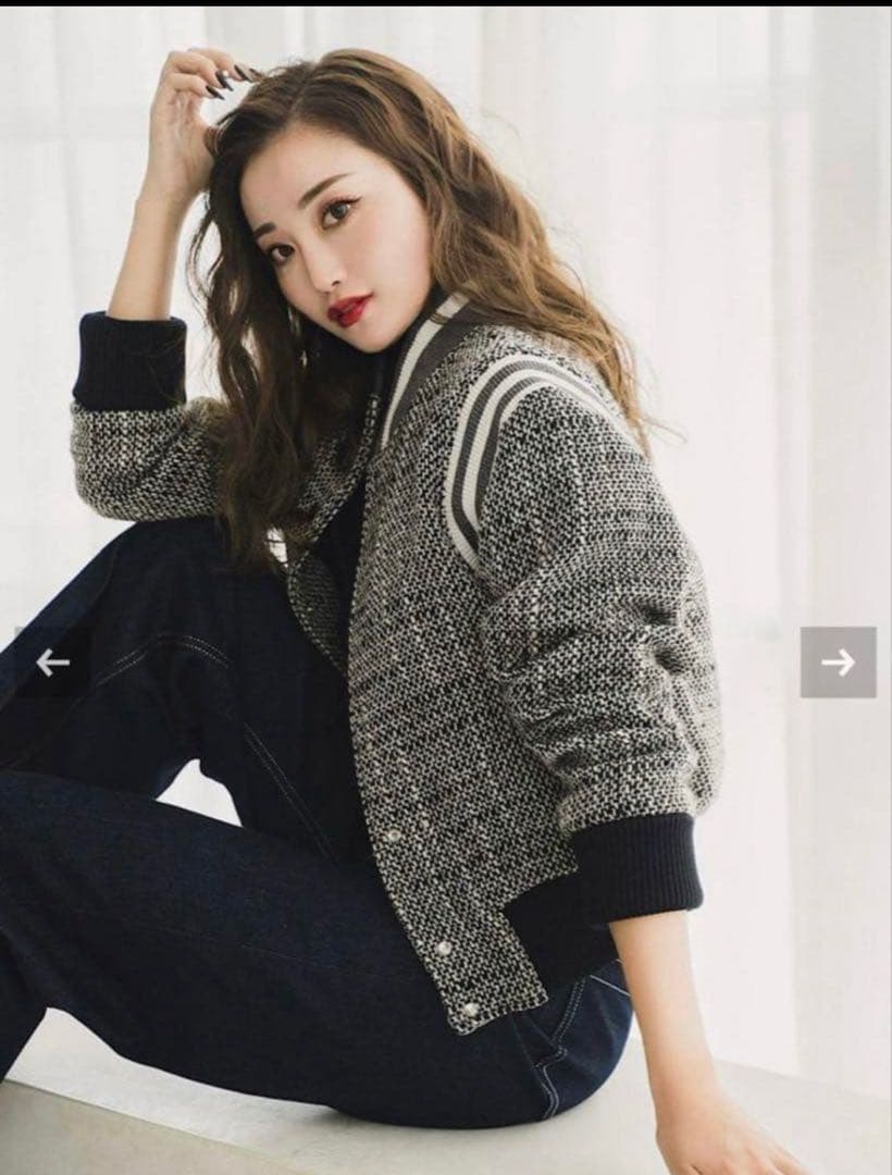 専用ページ。sheller ツイードブルゾン