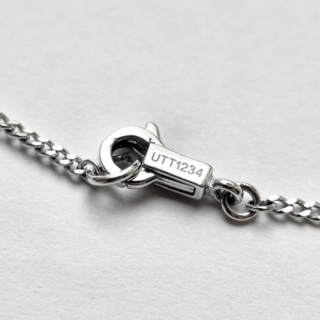 現行モデル 美品 セリーヌ トリオンフ ラインストーン ネックレス シルバー