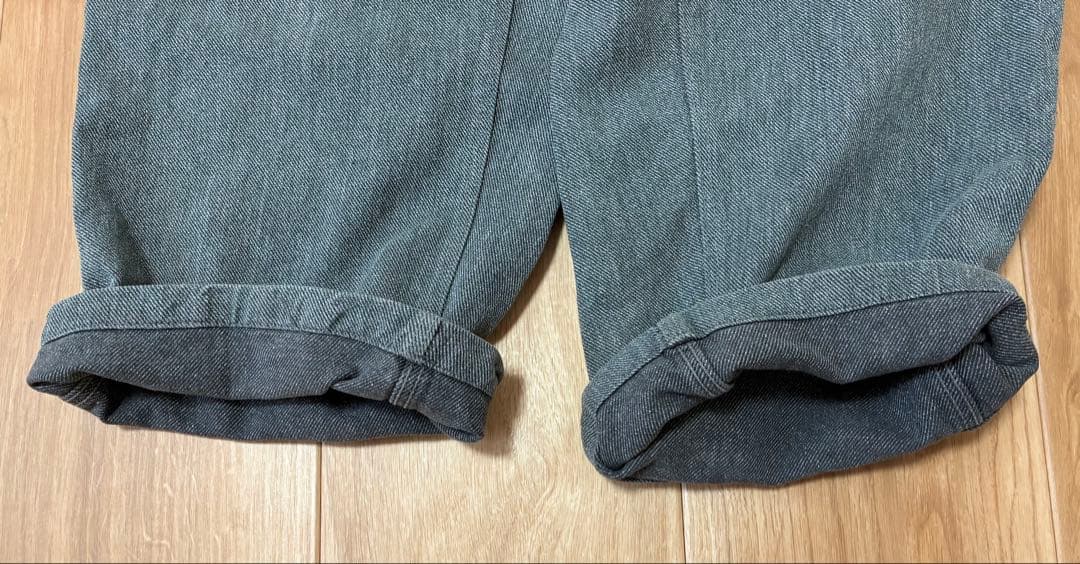 スイス軍 50's 前期型 ヴィンテージ デニムワークパンツ　W92cm