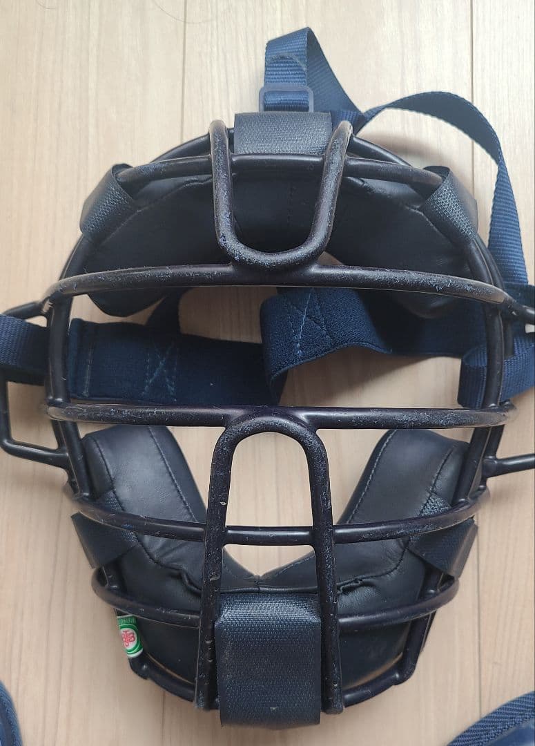 ZETT ミズノ 軟式野球用 キャッチャー防具 ネイビー