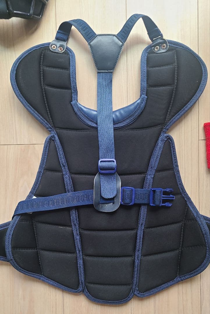 ZETT ミズノ 軟式野球用 キャッチャー防具 ネイビー
