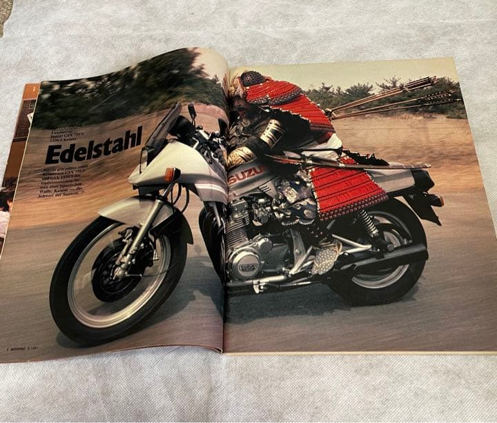 【激レア】ドイツ・モトラッド誌1981年発行【侍刀】