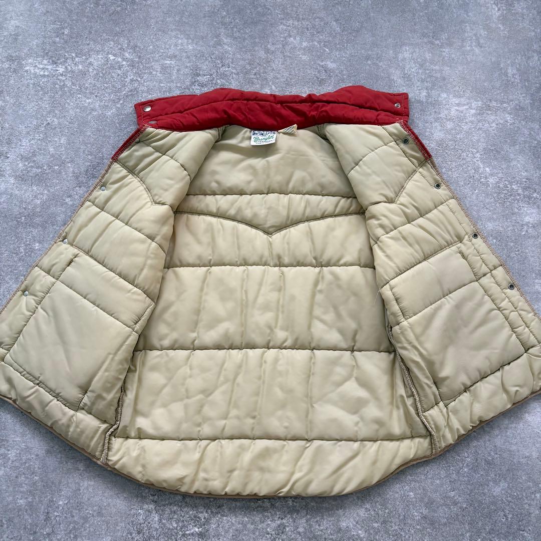 【Wrangler】 70s ラングラー 中綿ベスト USA製 ヴィンテージ