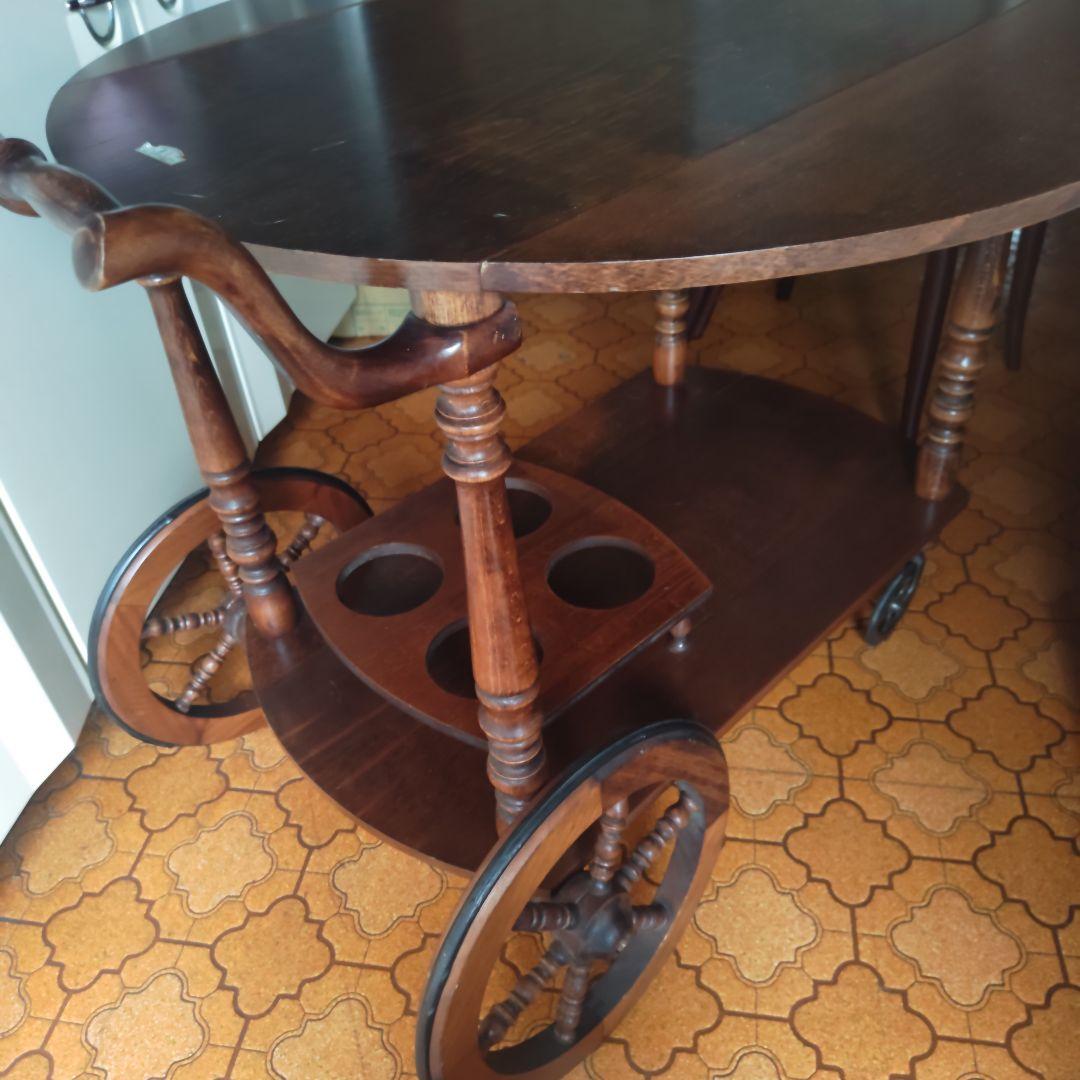 ☆ぺいさま専用☆丸テーブル　バタフライワゴン　オブジェワゴン