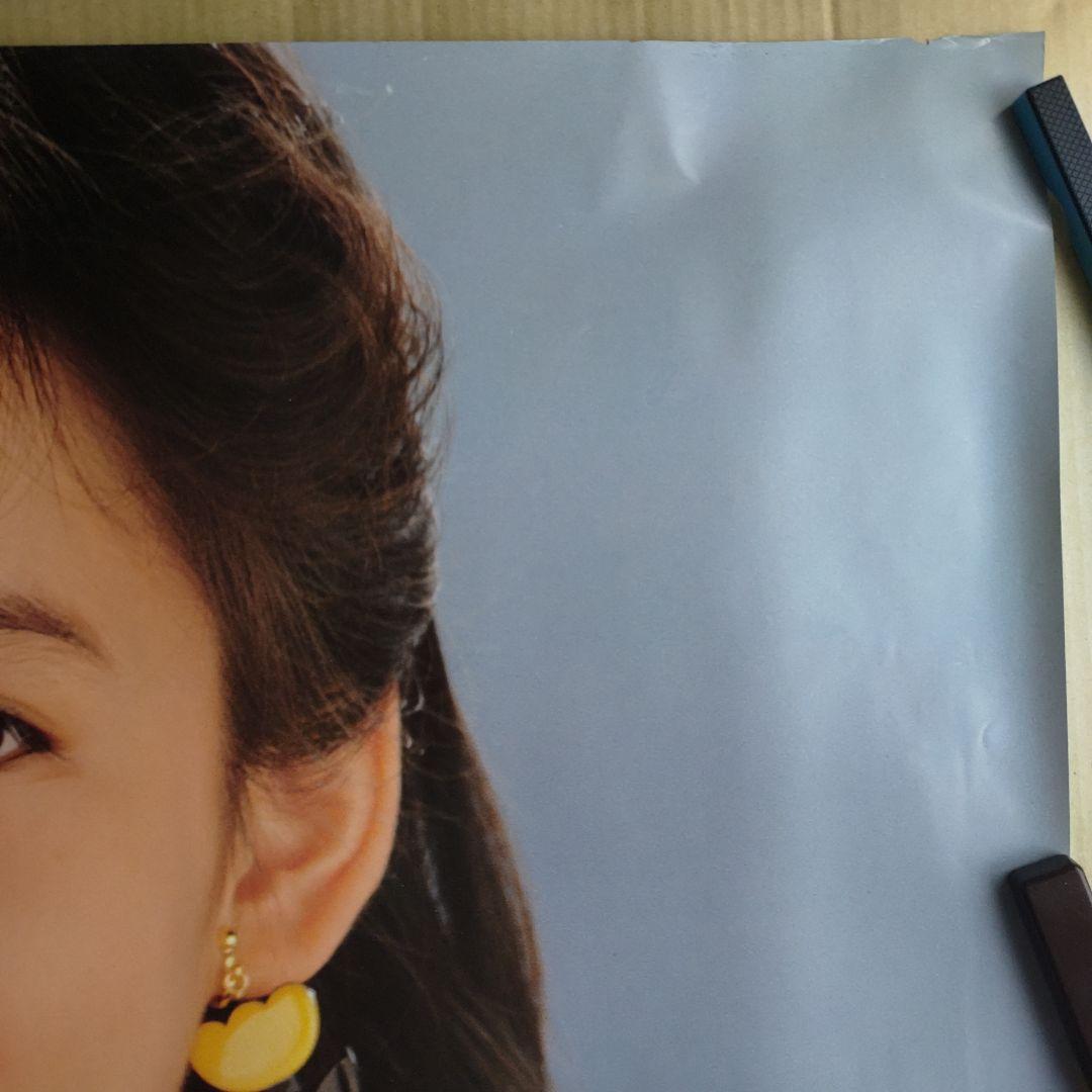 岡田有希子／贈り物 店頭告知ポスター 80年代当時物 ベストアルバム レア