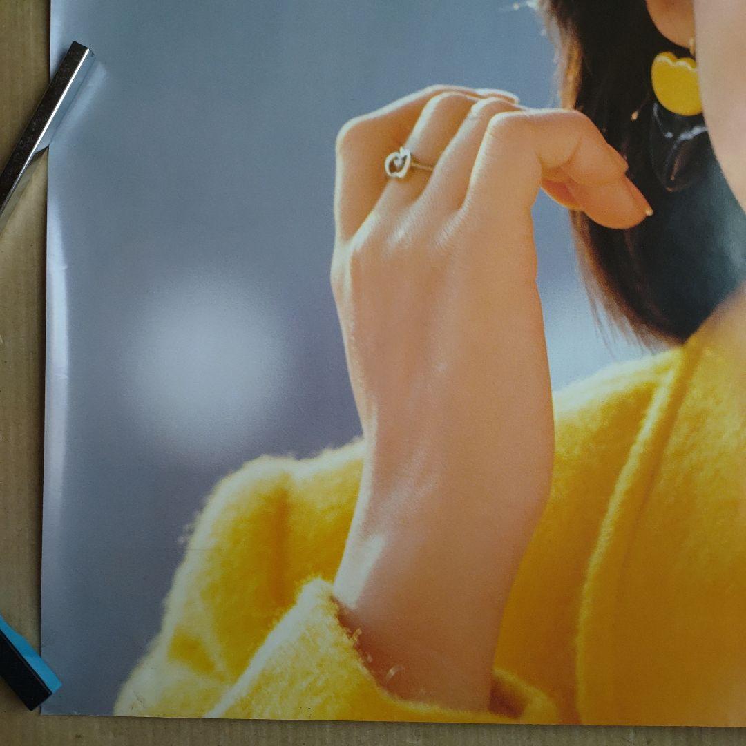 岡田有希子／贈り物 店頭告知ポスター 80年代当時物 ベストアルバム レア