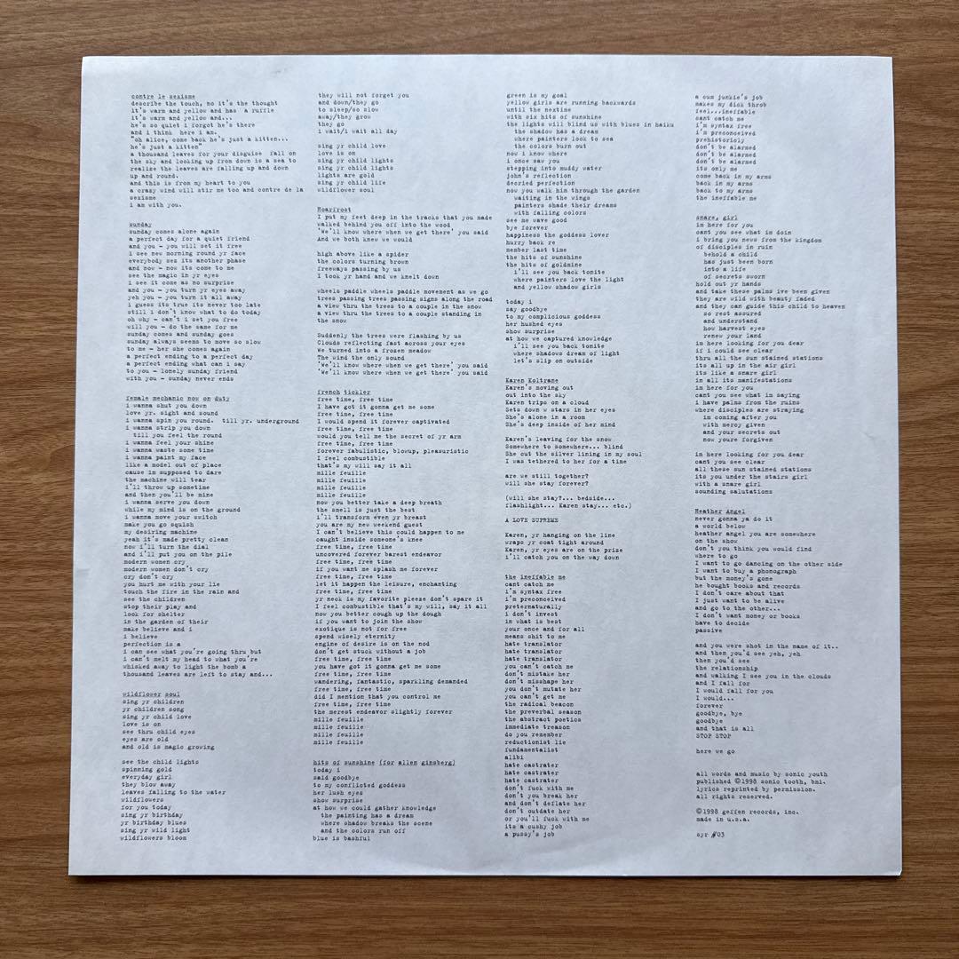 Sonic Youth – A Thousand Leaves