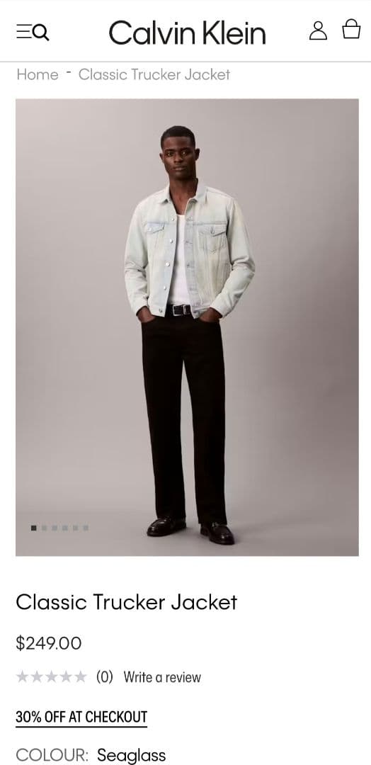 カルバンクライン デニムジャケット BTSJUNGKOOK