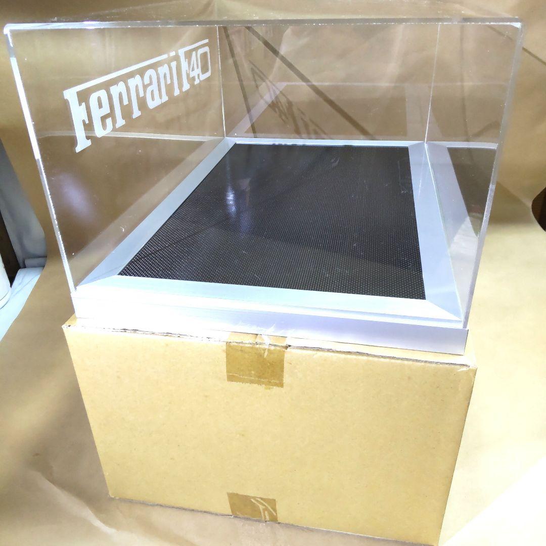 京商 1/12 スケールのダイキャスト製ミニカー フェラーリ F40の専用ケース