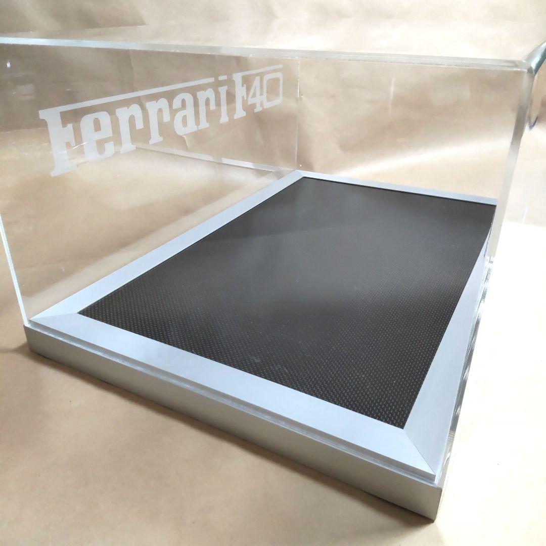 京商 1/12 スケールのダイキャスト製ミニカー フェラーリ F40の専用ケース