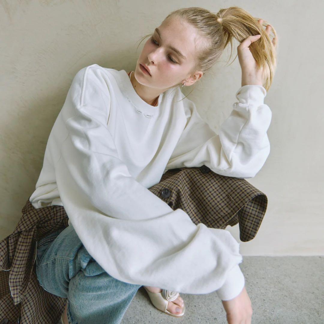 新品Sea Room Lynn Acid dye ダメージSweatプルオーバー