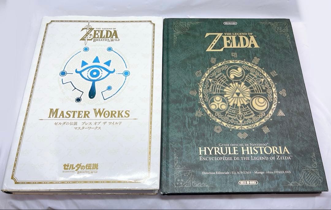 [6794] ゼルダの伝説 30周年記念書籍 全3＋ヒストリアガイド(仏) 4冊