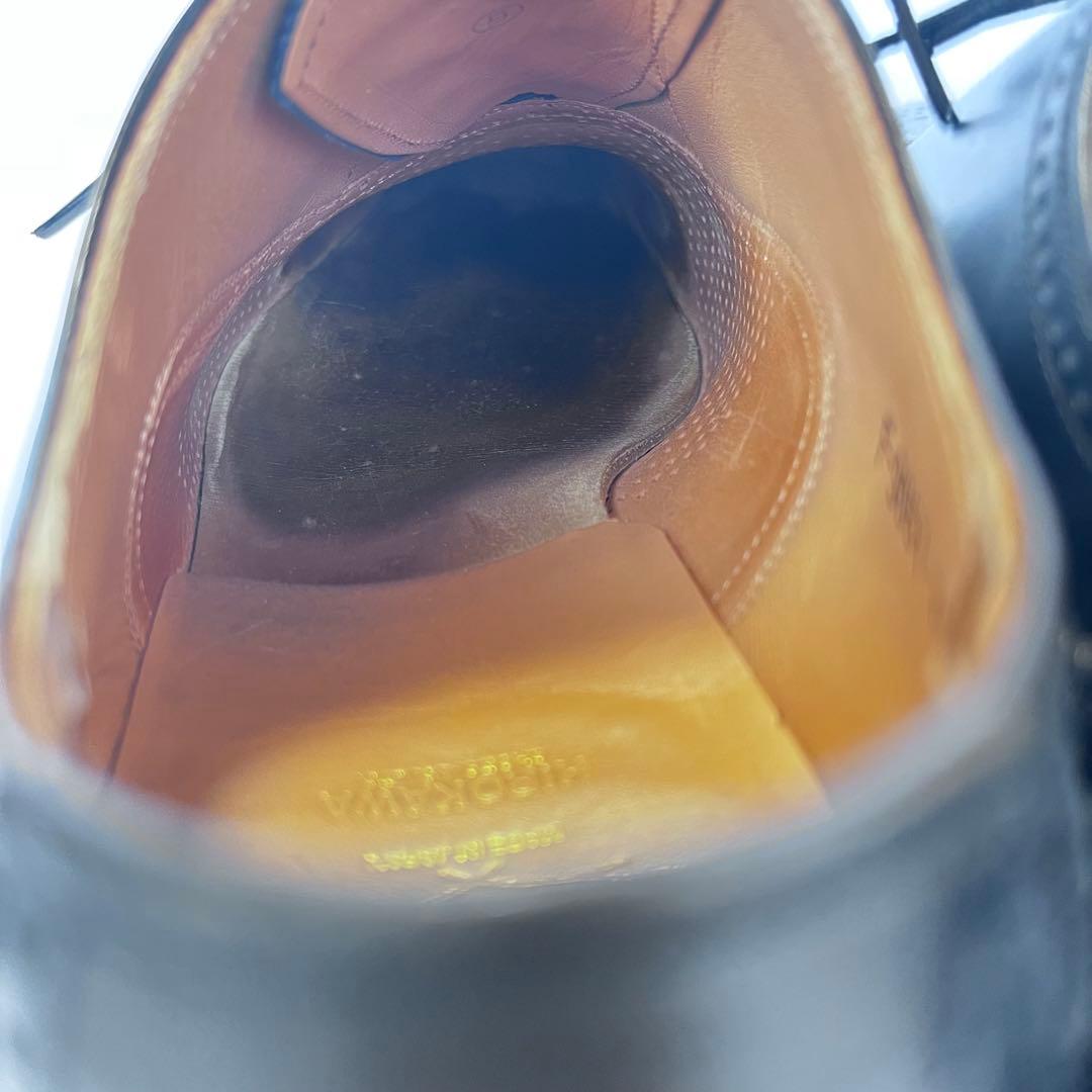 定番✨ スコッチグレイン ビジネスシューズ セミグローブ 黒 26.5cm