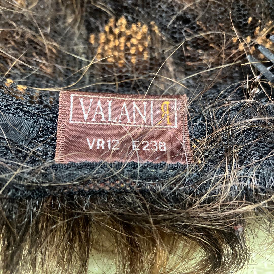 VALAN ヴァラン 人毛 ウィッグ ブラウン系 クリップ付き 中古
