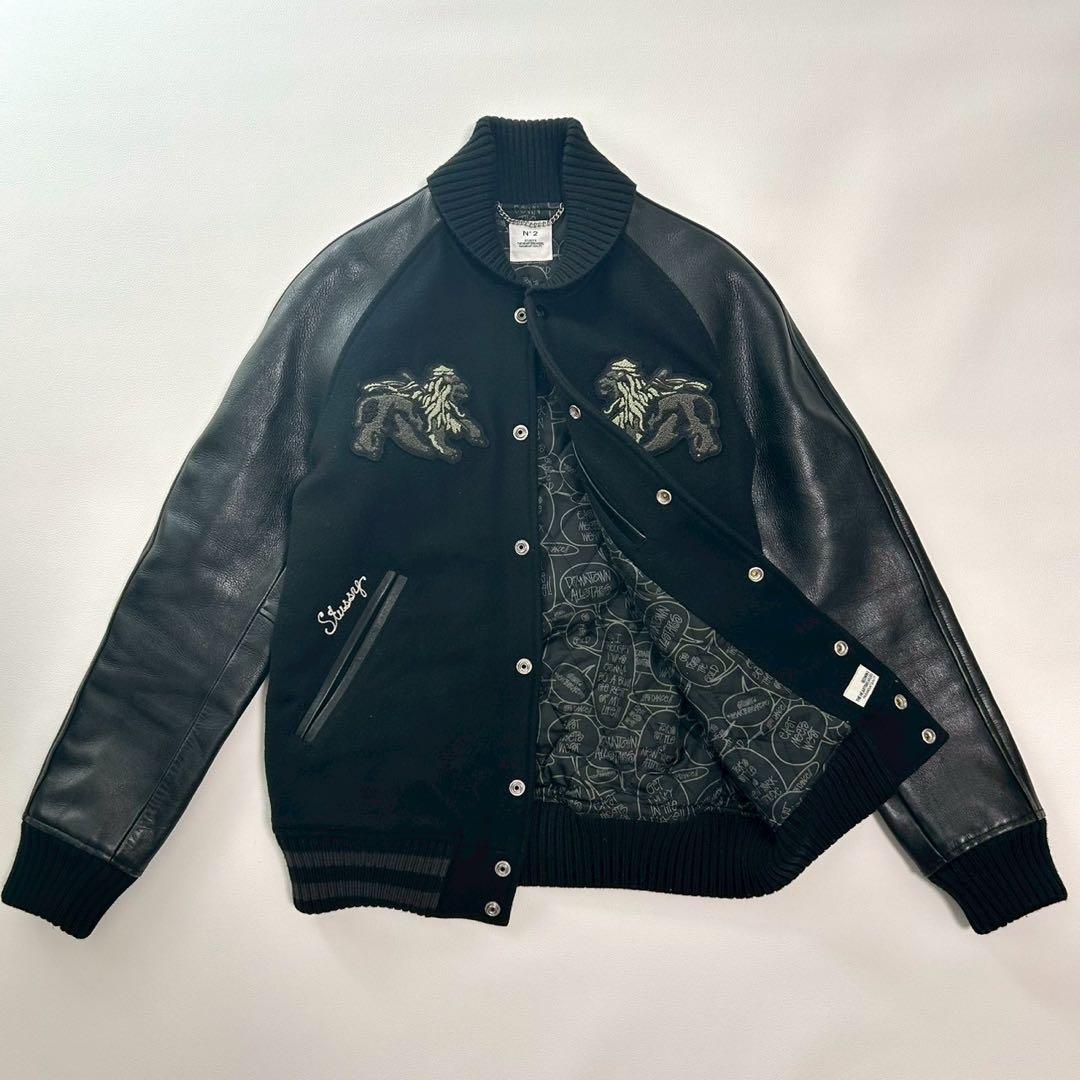 激レア STUSSY × BEDWIN スタジャン ジャケット コラボ 12aw