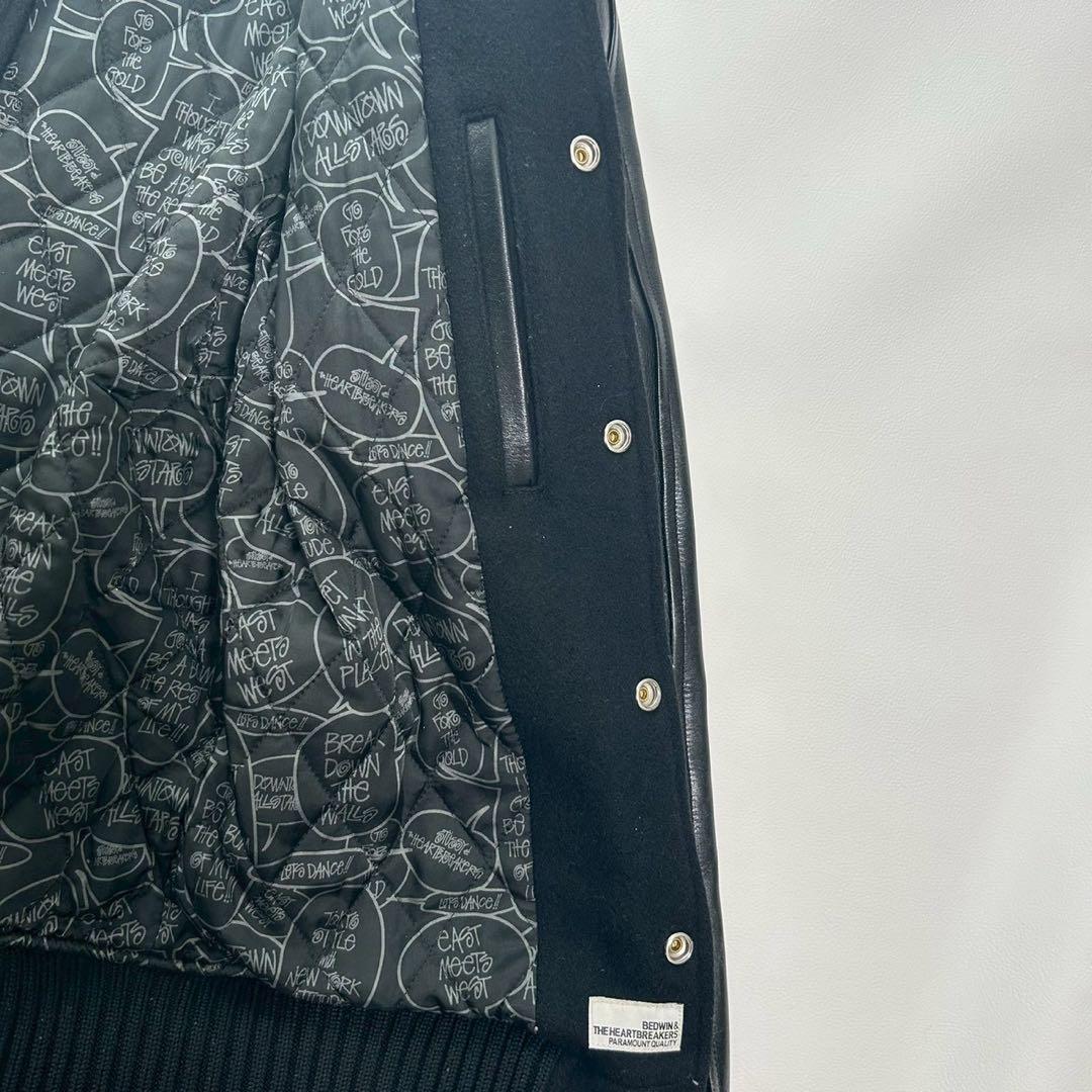 激レア STUSSY × BEDWIN スタジャン ジャケット コラボ 12aw