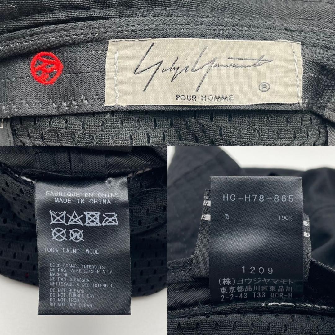 激レア ヨウジヤマモト×ニューエラ アドベンチャーハット レザーパッチ 黒