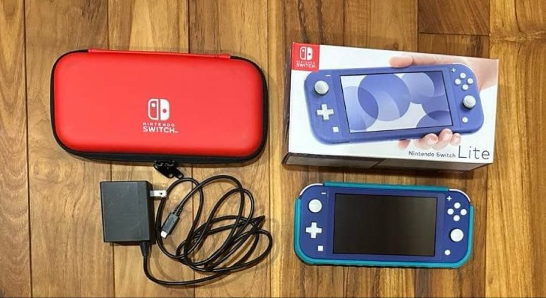 Nintendo Switch Lite ブルー 本体 カバー セット