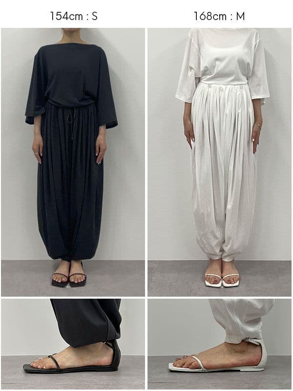 エトレトウキョウ★ウエストギャザーバルーンカットパンツ　S　完売