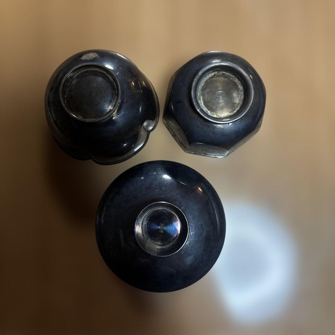 純銀盃　銀杯　70g 3点セット