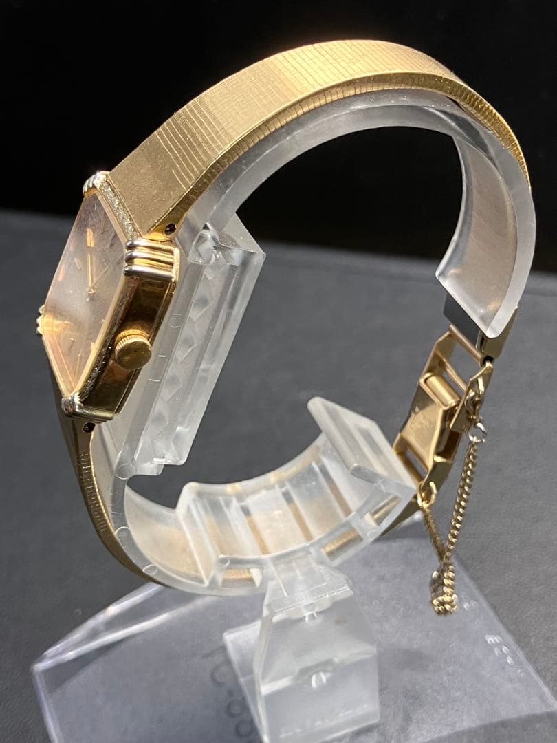 新品電池！SEIKO セイコー ゴールド オクタゴン 腕時計 1400-5480