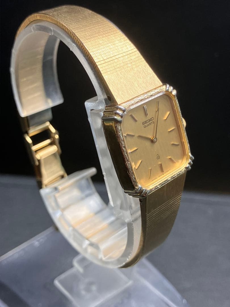新品電池！SEIKO セイコー ゴールド オクタゴン 腕時計 1400-5480