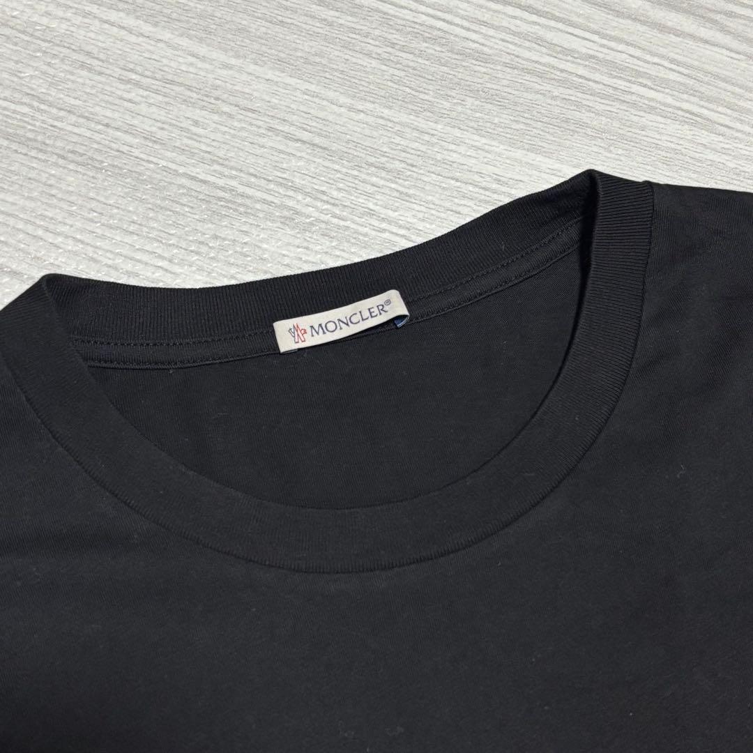 【極美品】モンクレール　ロングTシャツ　長袖　ブラック　XL