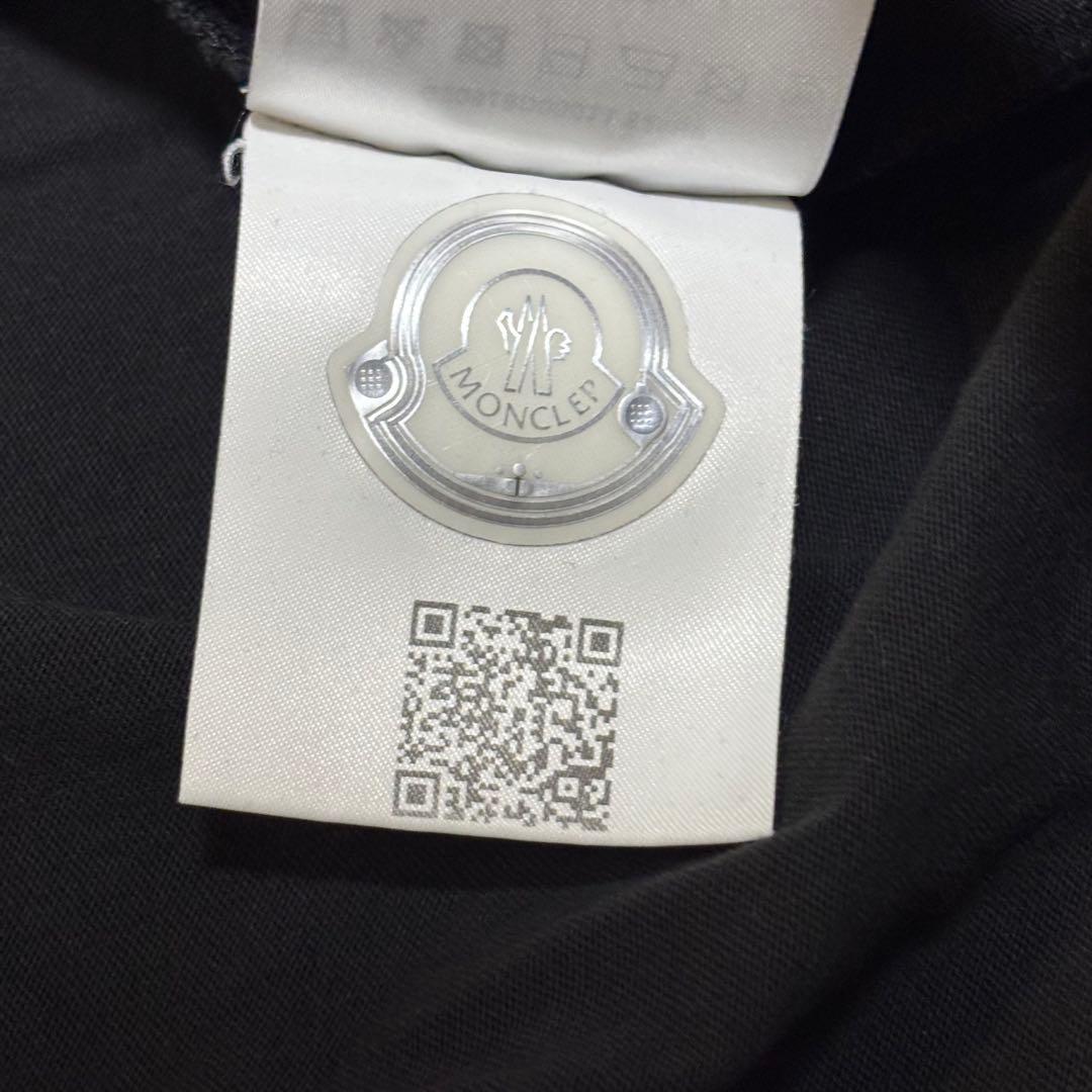 【極美品】モンクレール　ロングTシャツ　長袖　ブラック　XL