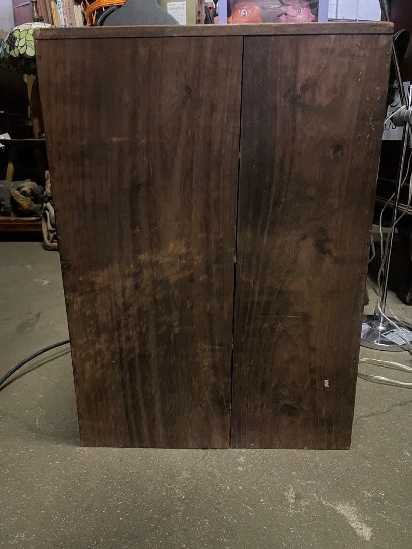 みやっち慈母観音470と食器棚 茶道具入れ　大正レトロ ヴィンテージ