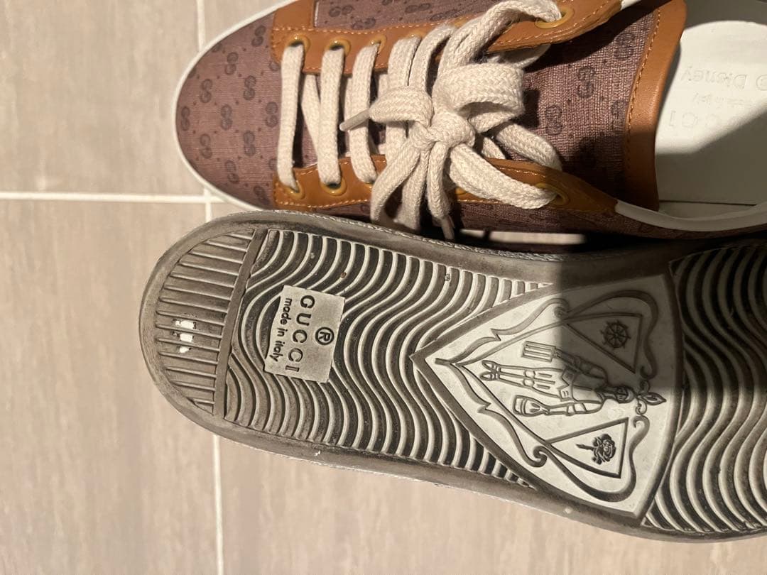 【美品】GUCCI ミッキーマウス スニーカー